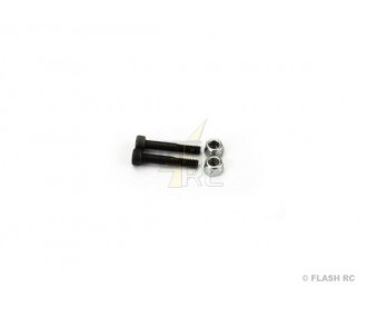 BLADE 300X E-FLITE - BLH4503 - Tornillos y tuercas de fijación de la pala principal (2 uds.) - Blade 300X E-Flite - FLASH RC