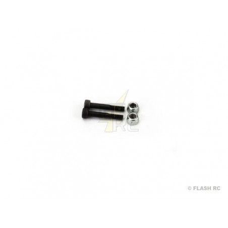 BLADE 300X E-FLITE - BLH4503 - Tornillos y tuercas de fijación de la pala principal (2 uds.) - Blade 300X E-Flite - FLASH RC