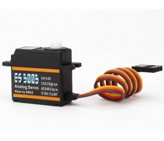 Servi - Mini servo analogico EMAX ES3003 (17g, 3,5kg/cm, 0,13s/60°) - FLASH RC 2