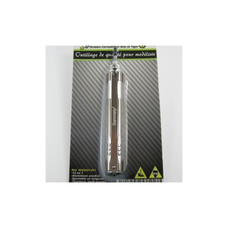 Set di attrezzi - Cacciavite multifunzione 12 bit AvioRacing - FLASH RC