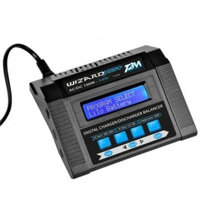 Ladegeräte - Ladegerät Pro Wizard X6S+ 100W 12V/220V T2M - FLASH RC