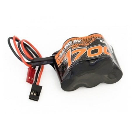 Batterie del ricevitore - Batteria NiMh 6.0V 1700mAh (formato piramide) Presa UNI konect - FLASH RC