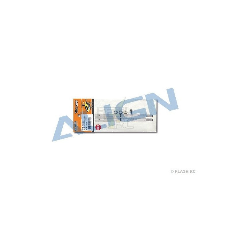 T-REX 250 - H25123 - Eje principal (2 piezas) - T-REX 250 DFC Align - FLASH RC