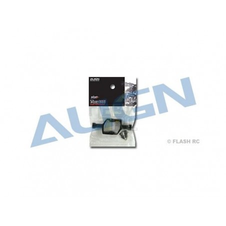 T-REX 600 E / PRO - H60164-00 - Soporte de timbre de aluminio negro - TREX 600E Align - FLASH RC