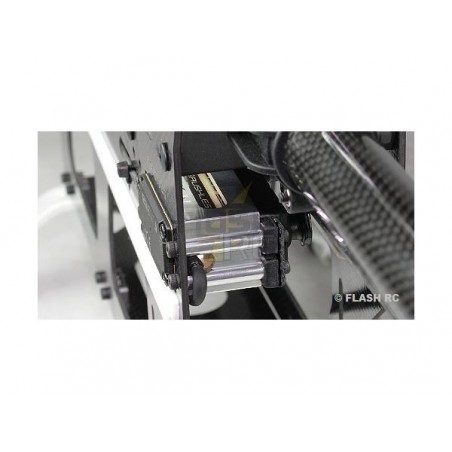 T-REX 600 E / PRO - H60183M - Support Alu Servo longitudinal - TREX 600E Align - FLASH RC