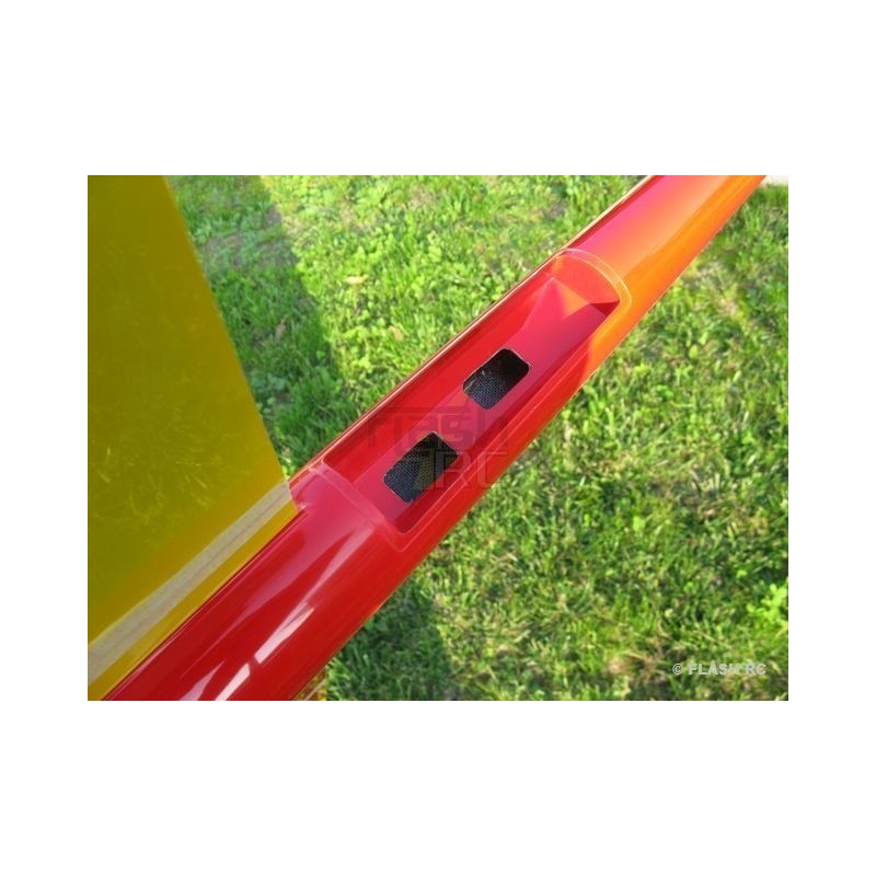 Motoplaneurs RC - E-Typhoon tout fibre env.2.00m rouge et jaune RCRCM - FLASH RC