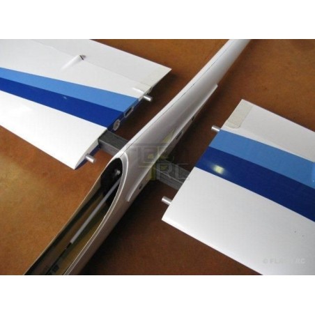 Alianti RC - MiniVec tutta fibra circa 1,69m bianco e blu RCRCM - FLASH RC