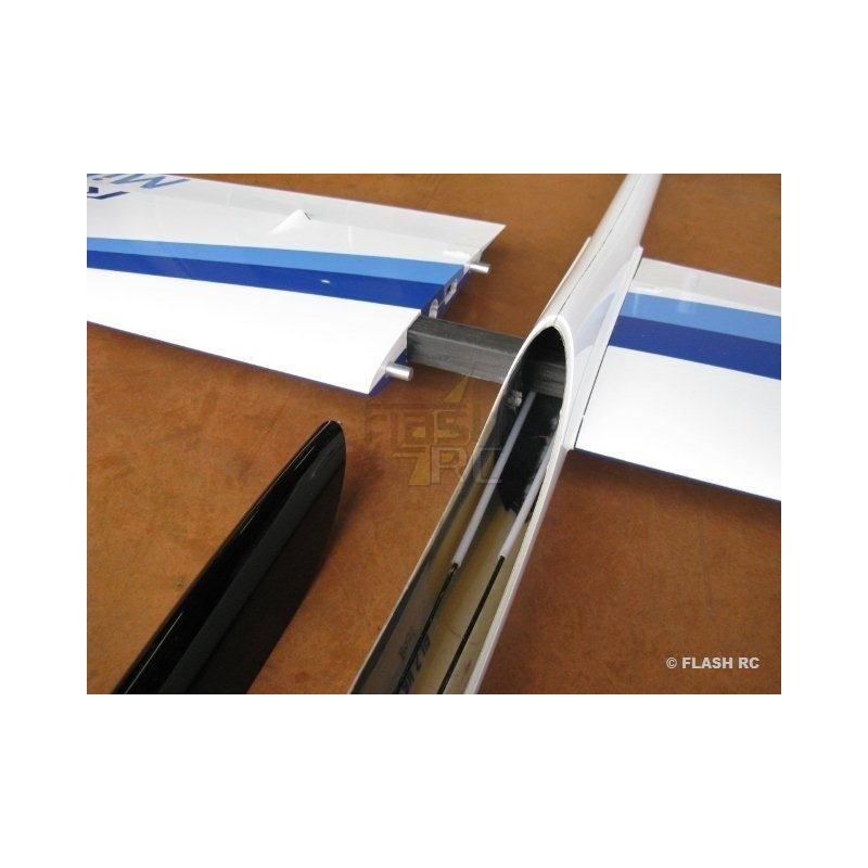 RC Gliders - MiniVec all fiber approx.1.69m white and blue RCRCM - FLASH RC