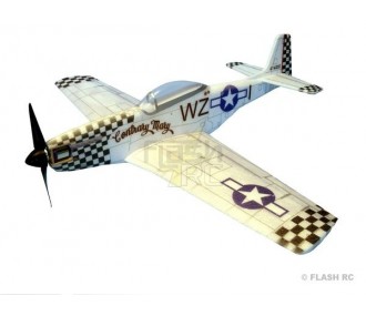 Warbirds RC - Hacker plane model P51-D Mustang contrary mary ARF approx.0.84m - FLASH RC