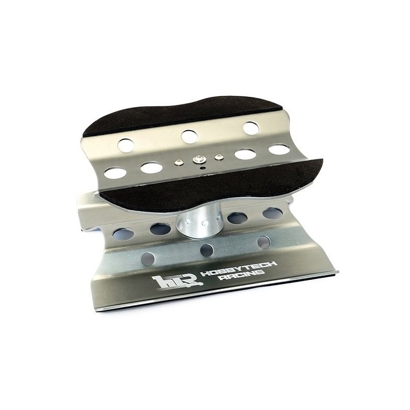Attrezzi per auto RC - Giradischi Alu Grigio Metallo - Hobbytech - FLASH RC