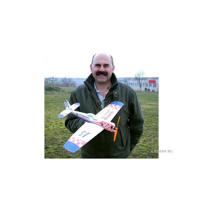 Warbirds RC - Modello di aereo hacker Furias Mini ARF circa 0,52m - FLASH RC