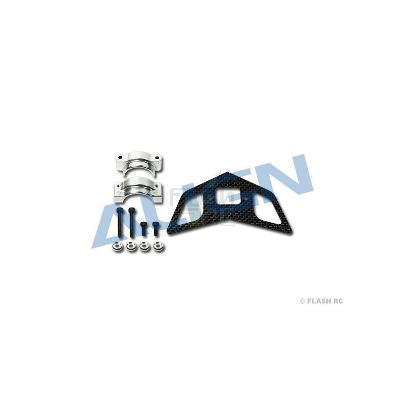 T-REX 600 E / PRO - H60188 - Carbon-Leitwerk mit Alu-Halterungen - TREX 600E Align - FLASH RC