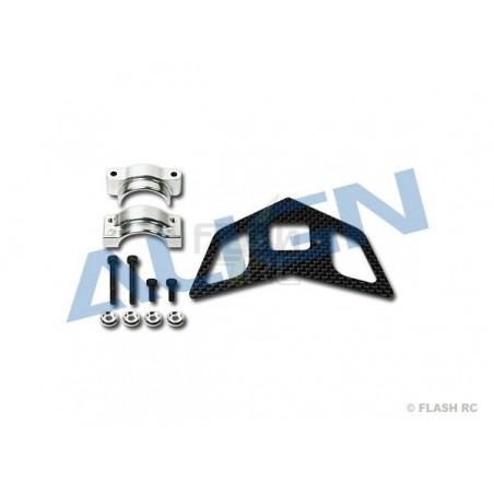 T-REX 600 E / PRO - H60188 - Stabilizzatore in carbonio con supporti in alluminio - TREX 600E Align - FLASH RC