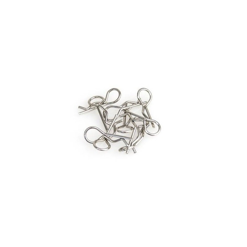 Altri accessori per auto RC - Clip per carrozzeria 1/10 (sacchetto da 10 pezzi) - Hobbytech - FLASH RC
