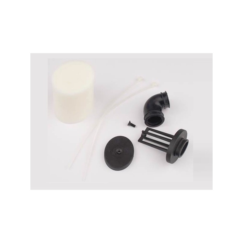 Other accessories for RC cars - Air filter 1/8th oval double foam+silicone elbow - Hobbytech - FLASH RC