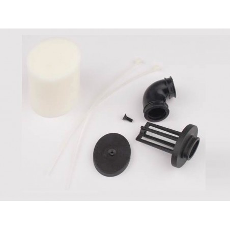 Other accessories for RC cars - Air filter 1/8th oval double foam+silicone elbow - Hobbytech - FLASH RC