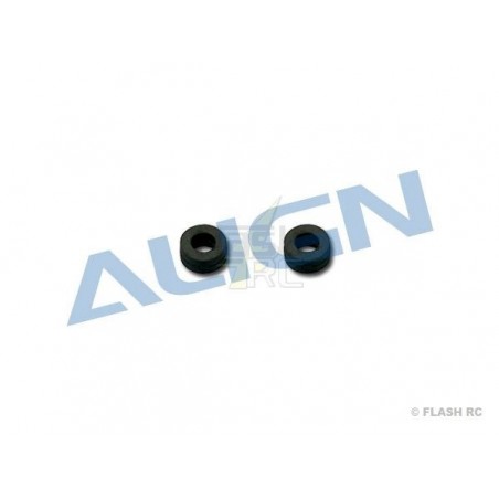 T-REX 250 - H25038A - Black rubber damper (2pcs) - T-REX 250 Align - FLASH RC