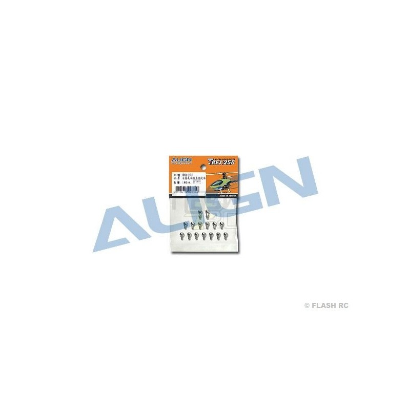 T-REX 250 - H25055A - Kugelsatz V2A (A) TREX 250 Align - FLASH RC