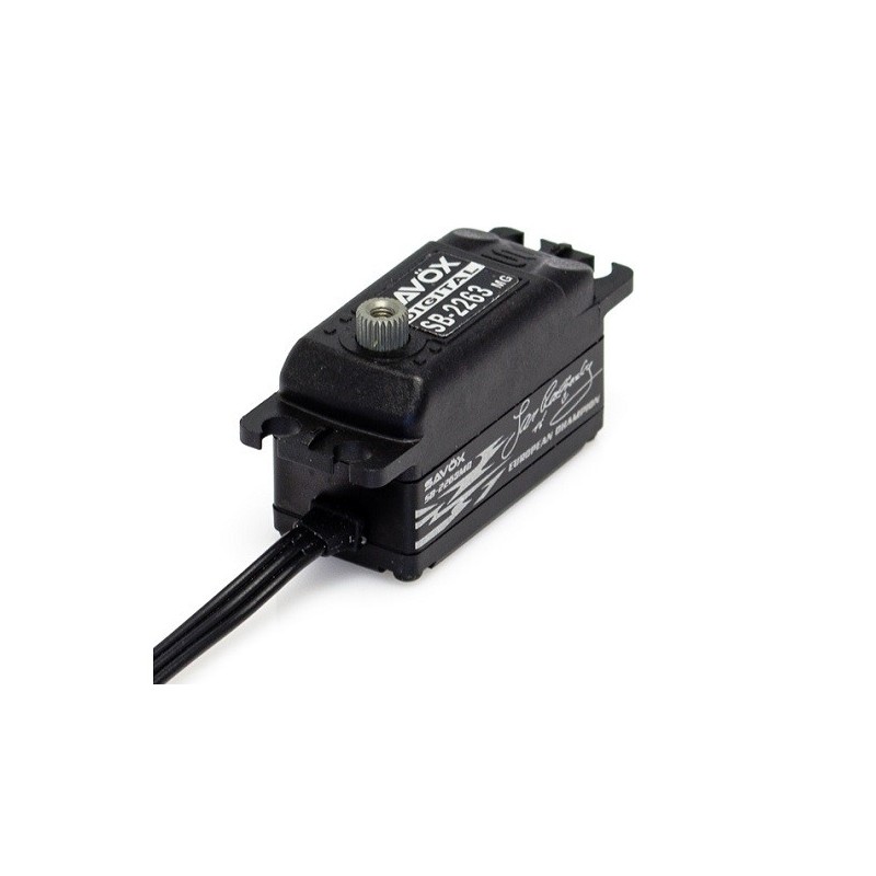 Savox SB-2263MG low profile black edition digital servo (48g, 10kg.cm, 0.076s/60°)