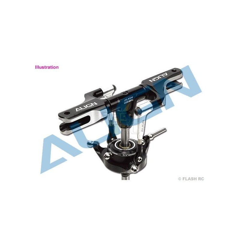 T-REX 450 PRO/DFC - H45162 - Tête de rotor DFC noire - TREX 450 PRO Align - FLASH RC