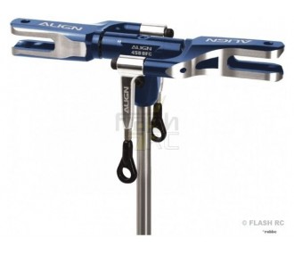 T-REX 450 PRO/DFC - H45162QNT - Tête de rotor DFC bleue - TREX 450 PRO Align - FLASH RC