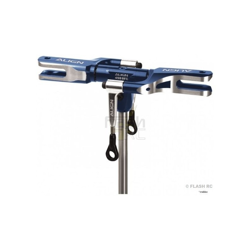 T-REX 450 PRO/DFC - H45162QNT - Tête de rotor DFC bleue - TREX 450 PRO Align - FLASH RC