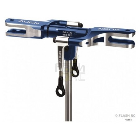 T-REX 450 PRO/DFC - H45162QNT - Tête de rotor DFC bleue - TREX 450 PRO Align - FLASH RC
