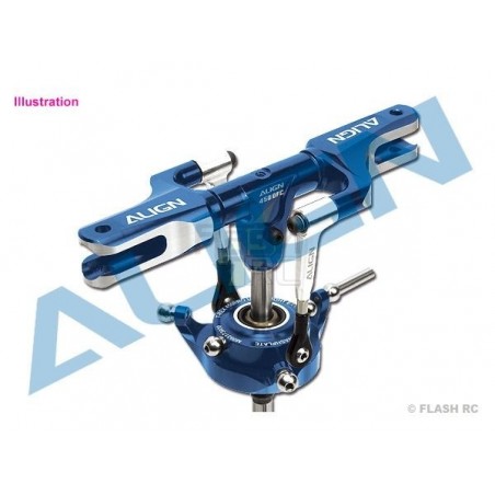 T-REX 450 PRO/DFC - H45162QNT - Tête de rotor DFC bleue - TREX 450 PRO Align - FLASH RC