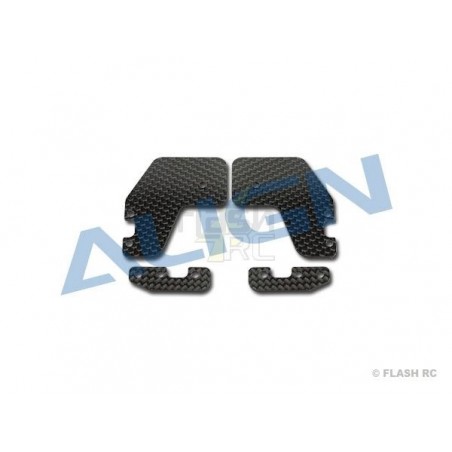 T-REX 600 E / PRO - H60213 - Plaque carbone châssis - TREX 600E Align - FLASH RC