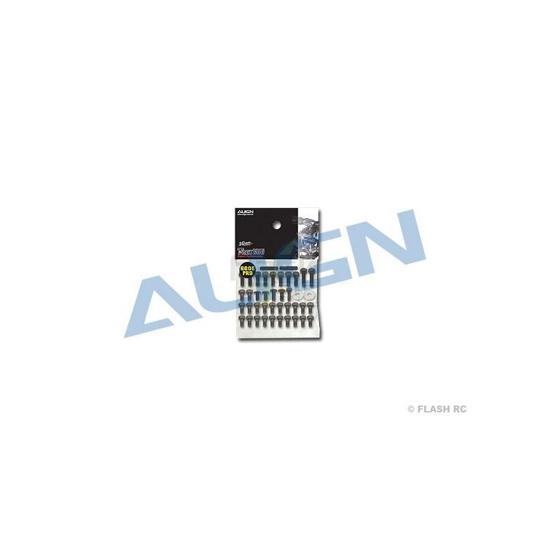 T-REX 600 E / PRO - H60216 - Visserie pour châssis - TREX 600E Align - FLASH RC