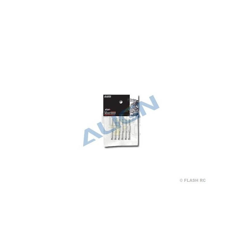 T-REX 550L - HN6018 - Tappi esagonali (6 pezzi) - TREX 600E PRO Align - FLASH RC