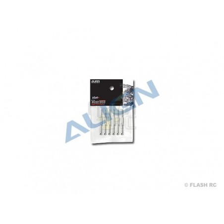 T-REX 550L - HN6018 - Chevilles hexagonal ( 6 pcs) - TREX 600E PRO Align - FLASH RC