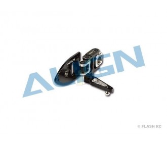 T-REX 600 UPGRADE - H60250 - Tail slider negro + carcasa - TREX 600ESP Align - FLASH RC