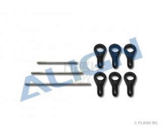 T-REX 450 PLUS/SPORT/V2 - H45Z001XXT - Biellettes + chapes pour Servo - TREX 450 SPORT V2 - FLASH RC