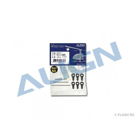T-REX 450 PLUS/SPORT/V2 - H45Z001XXT - Bielas + horquillas para Servo - TREX 450 SPORT V2 - FLASH RC