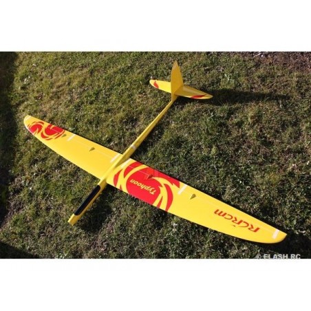 Motoplaneurs RC - E-Typhoon tout fibre env.2.00m jaune et rouge RCRCM - FLASH RC