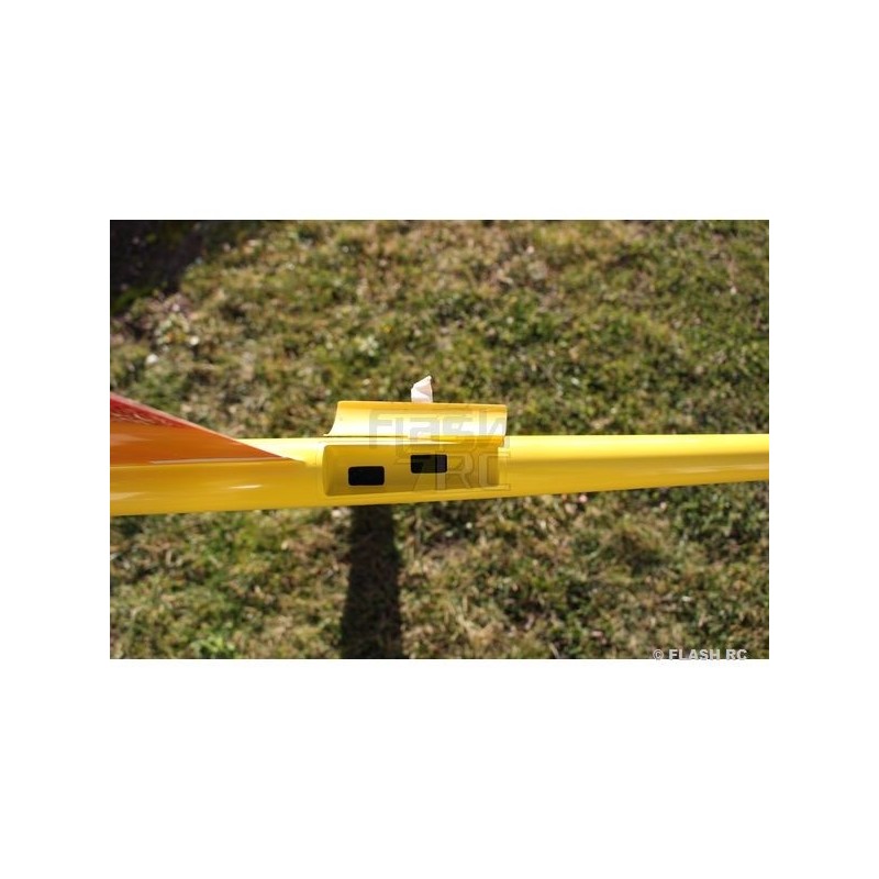 Motoplaneurs RC - E-Typhoon tout fibre env.2.00m jaune et rouge RCRCM - FLASH RC