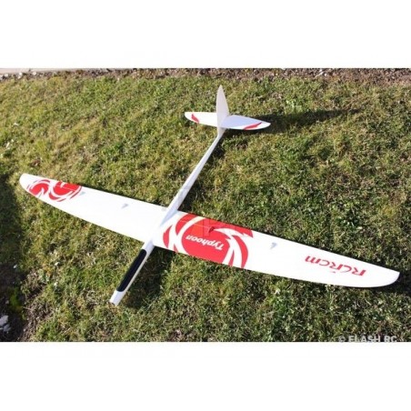 Motoplaneurs RC - E-Typhoon tout fibre env.2.00m blanc & rouge RCRCM - FLASH RC