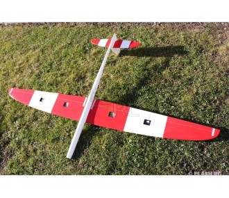 RC-Motorsegler - E-Typhoon Vollfaser ca.2.00m weiß & rot RCRCM - FLASH RC 2