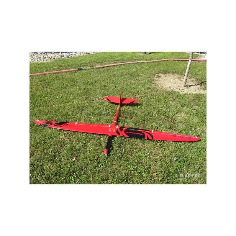 Motoalianti RC - E-Typhoon Full Carbon 2.00m rosso e nero RCRCM - FLASH RC