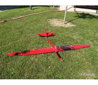 Motoalianti RC - E-Typhoon Full Carbon 2.00m rosso e nero RCRCM - FLASH RC 2