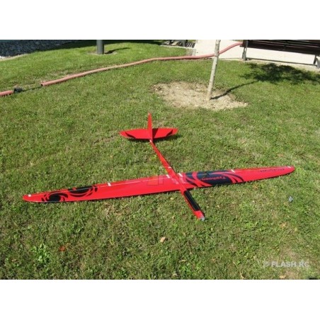 Motoveleros RC - E-Typhoon Full Carbon 2.00m rojo y negro RCRCM - FLASH RC