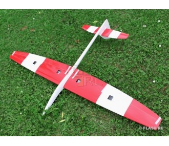 RC Gliders - MiniVec all fiber approx.1.69m white and black/red RCRCM - FLASH RC 2