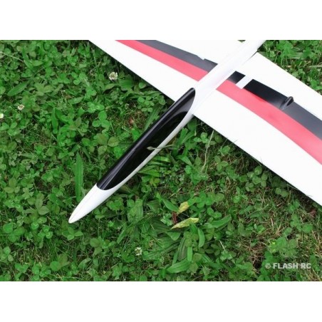 RC Gliders - MiniVec all fiber approx.1.69m white and black/red RCRCM - FLASH RC