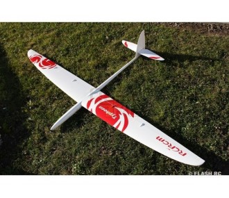 RC-Segelflugzeuge - Typhoon Vollfaser ca.2.00m weiß & rot RCRCM - FLASH RC