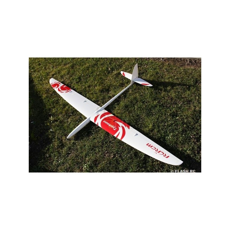 RC-Segelflugzeuge - Typhoon Vollfaser ca.2.00m weiß & rot RCRCM - FLASH RC