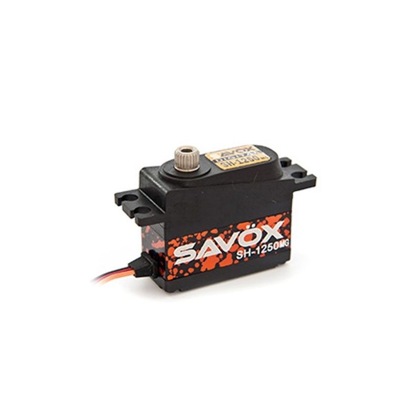 Servo numérique standard Savox SH-1250MG (29g, 4.6kg.cm, 0.11s/60°)