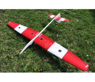 Alianti RC - Dorado tutta fibra circa 2,34m bianco e rosso RCRCM - FLASH RC 2