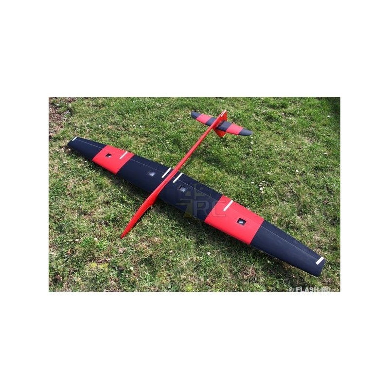Alianti RC - Dorado tutta fibra circa 2,34m rosso e nero RCRCM - FLASH RC