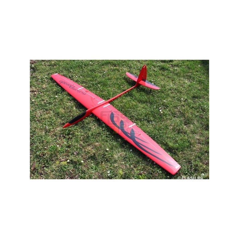 Planeurs RC - Dorado Full Carbon env.2.34m rouge & noir RCRCM - FLASH RC